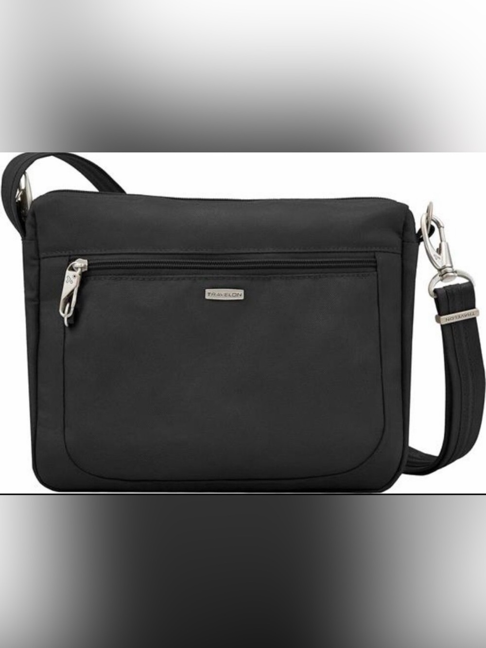 Like new Travelon classic east west crossbody bag black